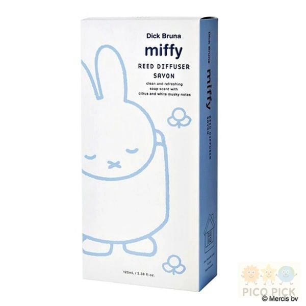 🇯🇵 日本直送｜【miffy × boris】香氛擴香瓶 120ml｜米飛兔 肥皂香／小熊 牛奶咖啡香 居家香氛 擴-細節圖3