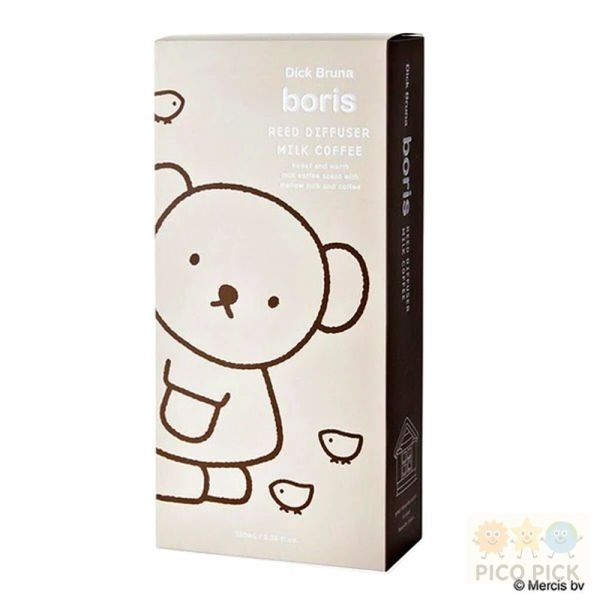 🇯🇵 日本直送｜【miffy × boris】香氛擴香瓶 120ml｜米飛兔 肥皂香／小熊 牛奶咖啡香 居家香氛 擴-細節圖5