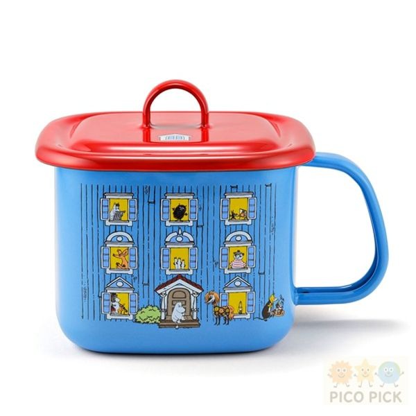 1.5L藍屋琺瑯方型儲存罐