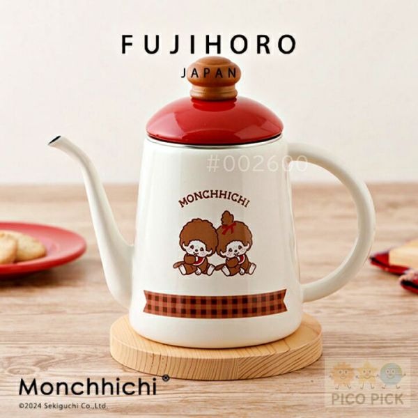 日本🇯🇵FUJIHORO 富士琺瑯 × Monchhichi 琺瑯餐廚系列 ｜馬克杯／手沖壺／牛奶鍋／湯鍋／焗烤皿／-規格圖10