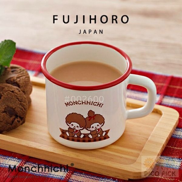 日本🇯🇵FUJIHORO 富士琺瑯 × Monchhichi 琺瑯餐廚系列 ｜馬克杯／手沖壺／牛奶鍋／湯鍋／焗烤皿／-規格圖10