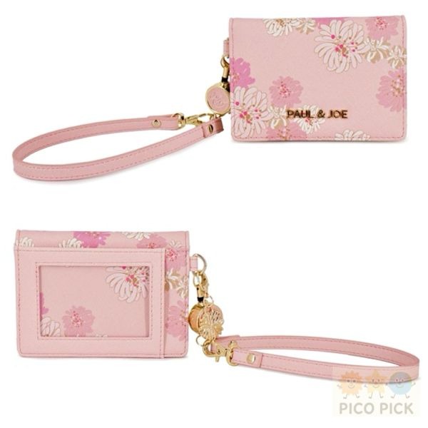 日本🇯🇵 PAUL & JOE 花卉圖案 票卡夾｜通勤證件夾｜可拆式手腕帶｜多卡層設計-細節圖2