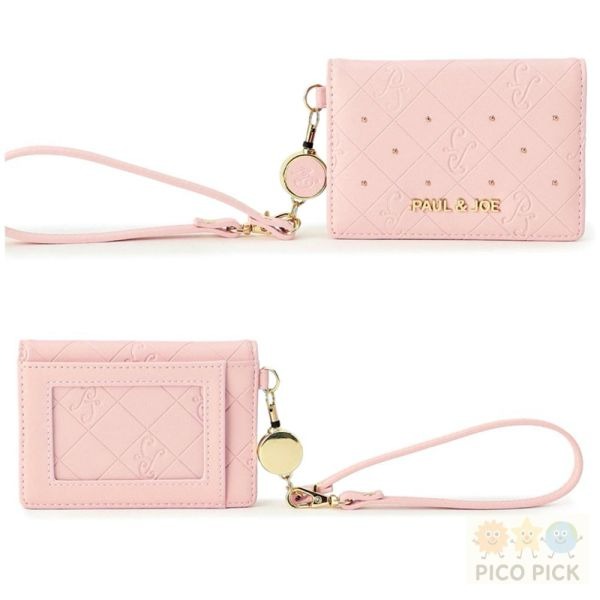 日本🇯🇵 PAUL & JOE 花卉圖案 票卡夾｜通勤證件夾｜可拆式手腕帶｜多卡層設計-細節圖7