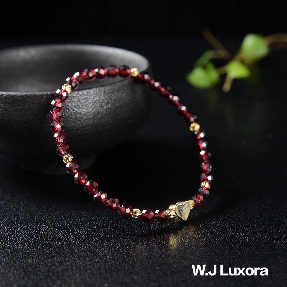 W.J Luxora招來幸福紅石榴手鍊(004-2)-細節圖6