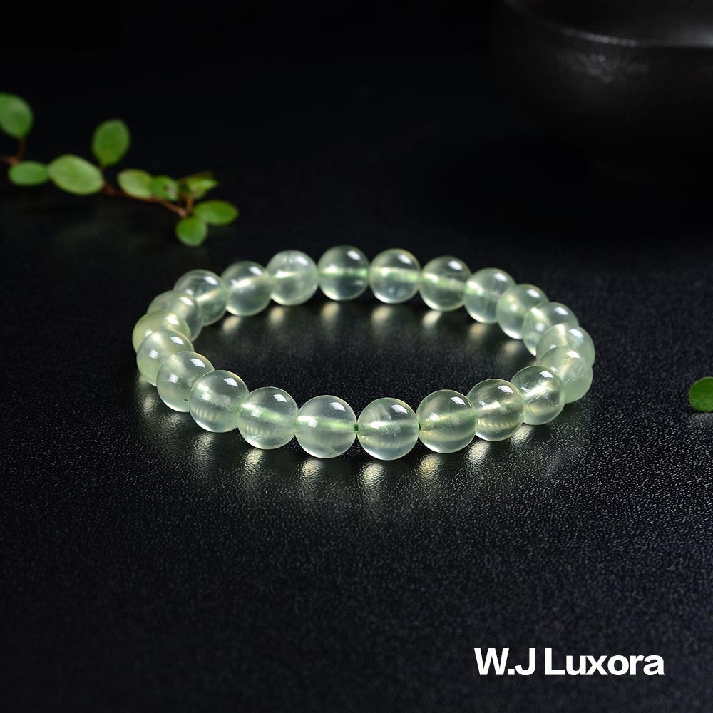 W.J Luxora 希望之石葡萄石手鍊，帶來希望與自信、提升正財運和事業運-細節圖3
