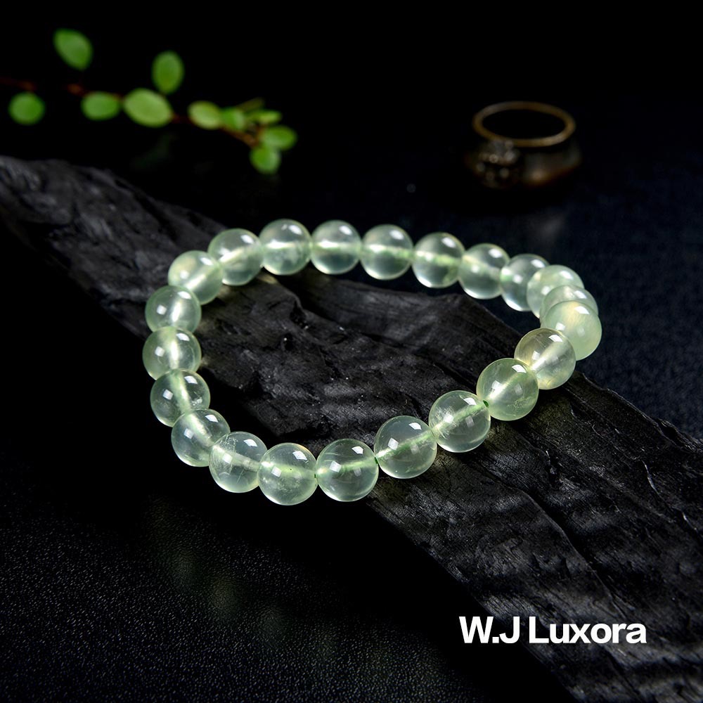 W.J Luxora 希望之石葡萄石手鍊，帶來希望與自信、提升正財運和事業運-細節圖7