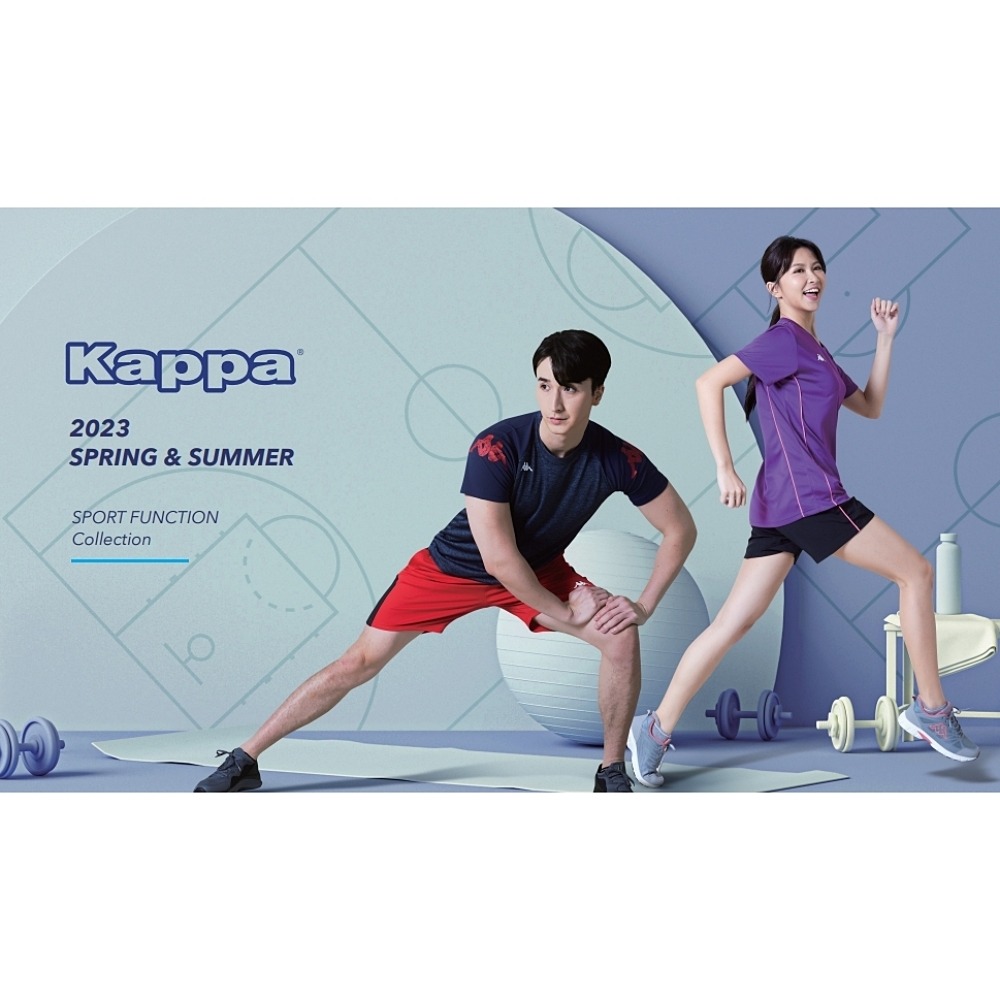 KAPPA義大利型男針織短褲 丈青 331N1KWB29-細節圖2