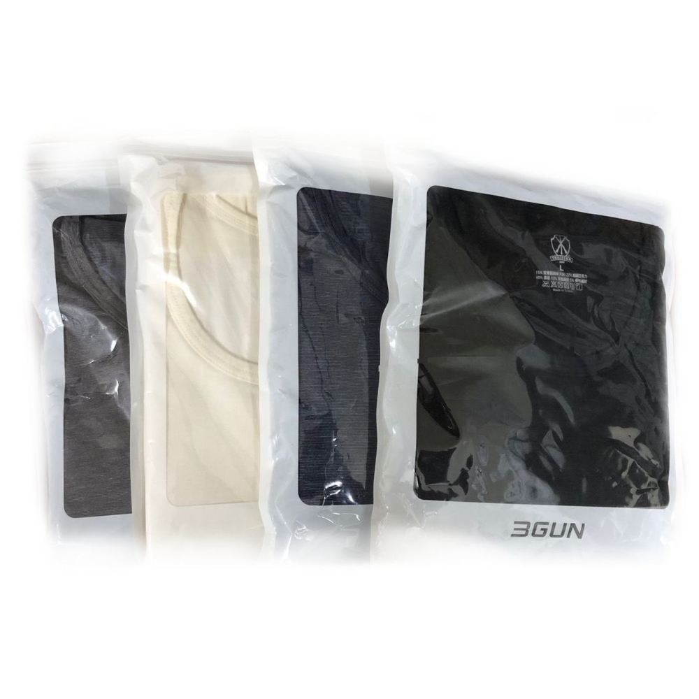 三槍牌男暖感棉柔發熱衣2件組-隨機取色-細節圖3