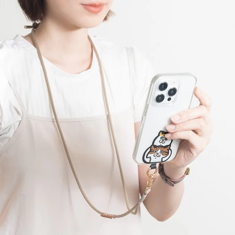 [ekax] 双猫大藥房聯名 玩趣手機夾片背帶組合 掛繩夾片 手機夾片 手機墊片 造型夾片 手機掛繩 背帶 手機背帶-細節圖6