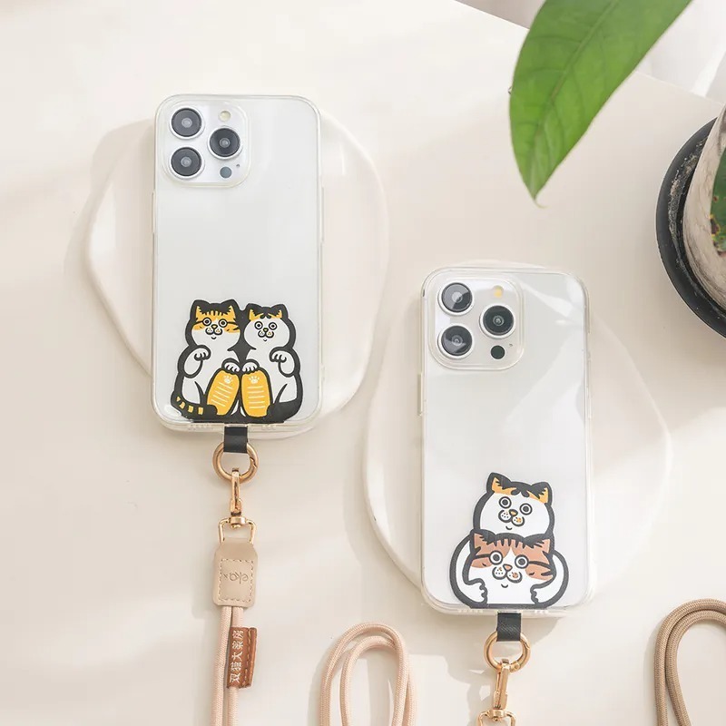 [ekax] 双猫大藥房聯名 玩趣手機夾片背帶組合 掛繩夾片 手機夾片 手機墊片 造型夾片 手機掛繩 背帶 手機背帶-細節圖7