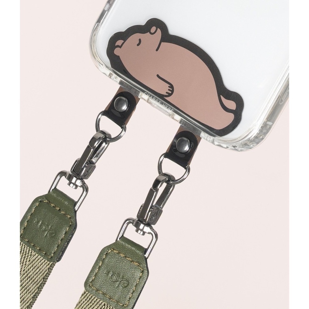 [ekax] 趣味雙環手機掛繩夾片 手機夾片 墊片 手機掛繩 掛繩夾片 固定片 雙環夾片 手機墊片 吊繩夾片 掛片-細節圖3