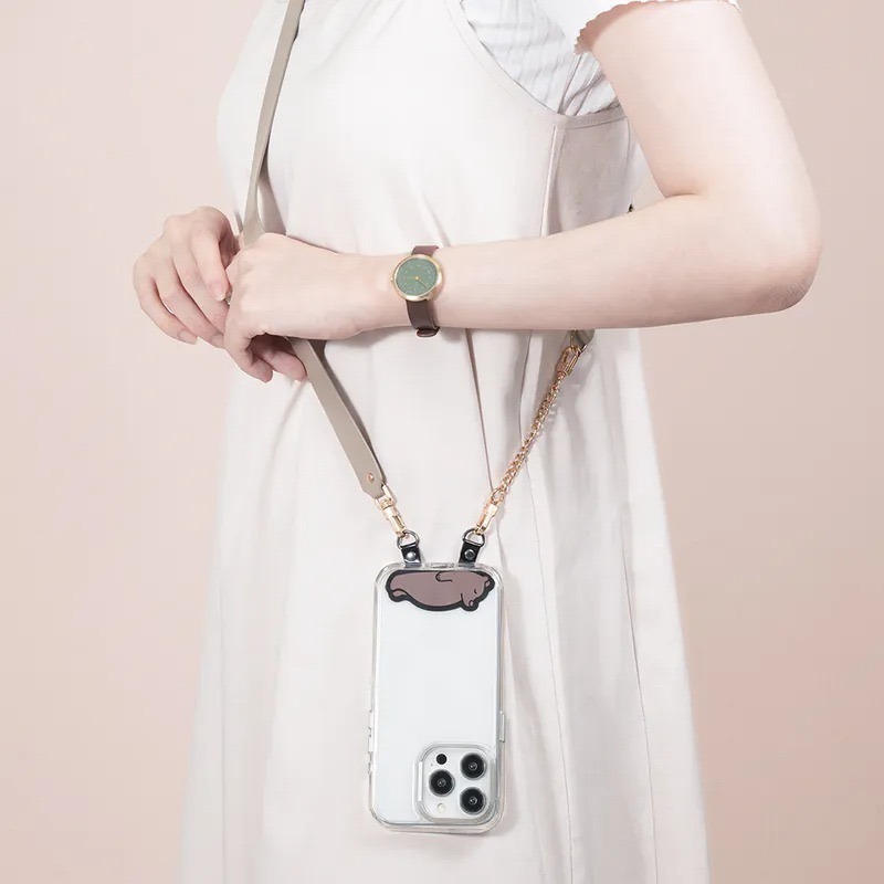 [ekax] 趣味雙環手機掛繩夾片 手機夾片 墊片 手機掛繩 掛繩夾片 固定片 雙環夾片 手機墊片 吊繩夾片 掛片-細節圖5