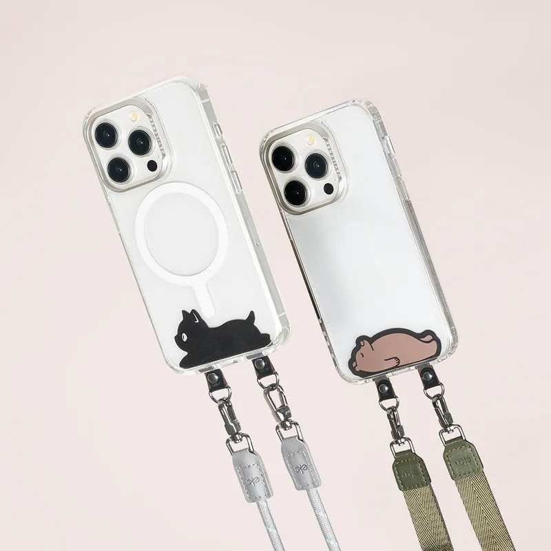 [ekax] 趣味雙環手機掛繩夾片 手機夾片 墊片 手機掛繩 掛繩夾片 固定片 雙環夾片 手機墊片 吊繩夾片 掛片-細節圖9