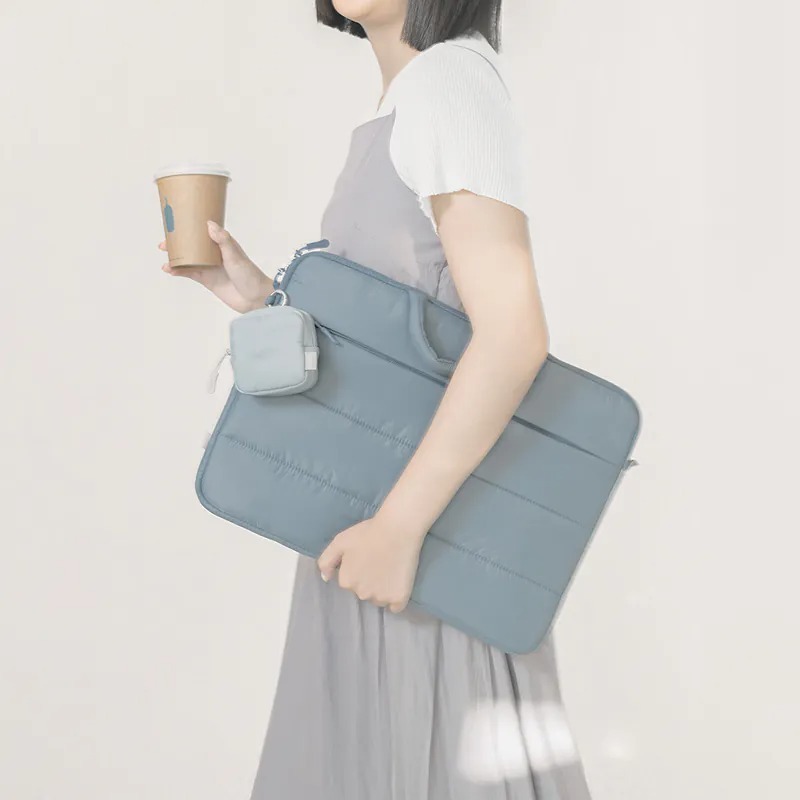 [ekax] 雲朵Puffy 筆電包 13吋 15吋 公事包 手提斜背筆電包 平板包 側背包 斜背包 包包  手提包-細節圖3