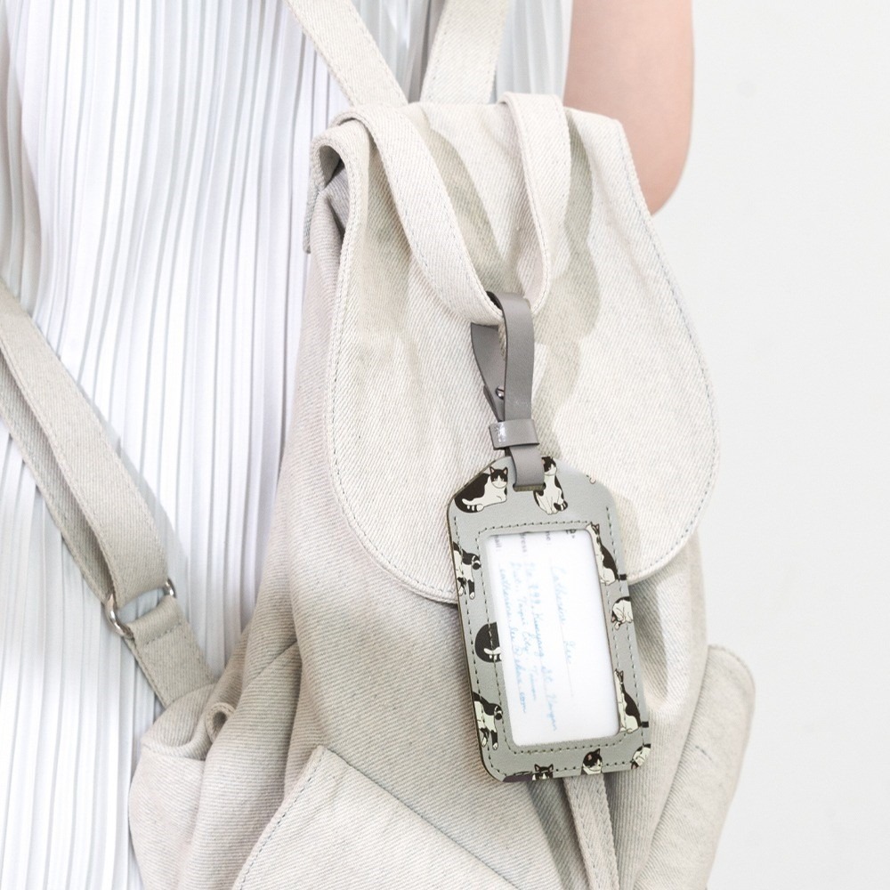 [ekax] 輕巧皮革行李吊牌 行李吊牌 出國配件 行李箱吊牌 旅行 出國用品 吊牌 行李吊牌 皮革吊牌-細節圖8