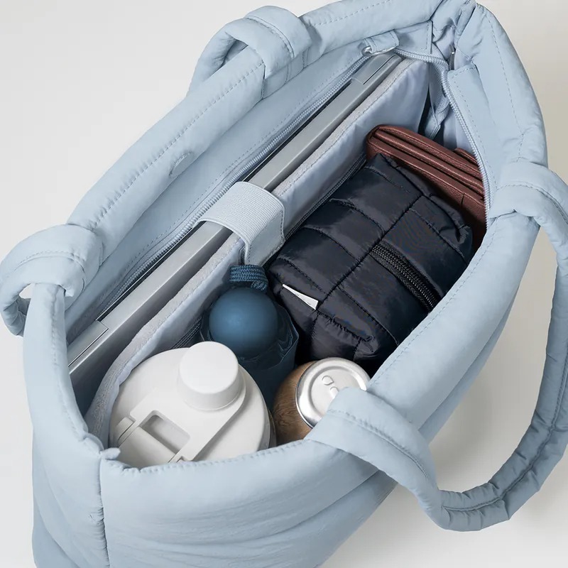 [ekax] 雲朵Soft 托特筆電包 托特包 筆電包 手提包 斜背包 內層絨毛 肩背包 外出包 公事包-細節圖10