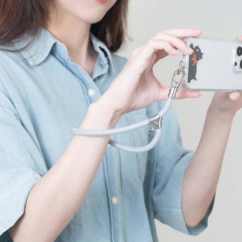 [ekax] 8mm可調節手腕繩 可調節 可選轉 手腕繩 手機掛繩 手機繩 短繩 手機繩 掛繩 手機短繩-細節圖5