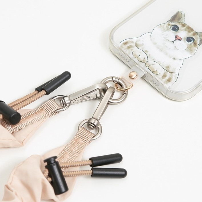 [ekax] 彈力圈圈掛繩背帶 掛繩背帶 手機背帶 包包背帶 長繩 手機長繩 手機掛繩 掛繩 背帶 吊飾-細節圖3