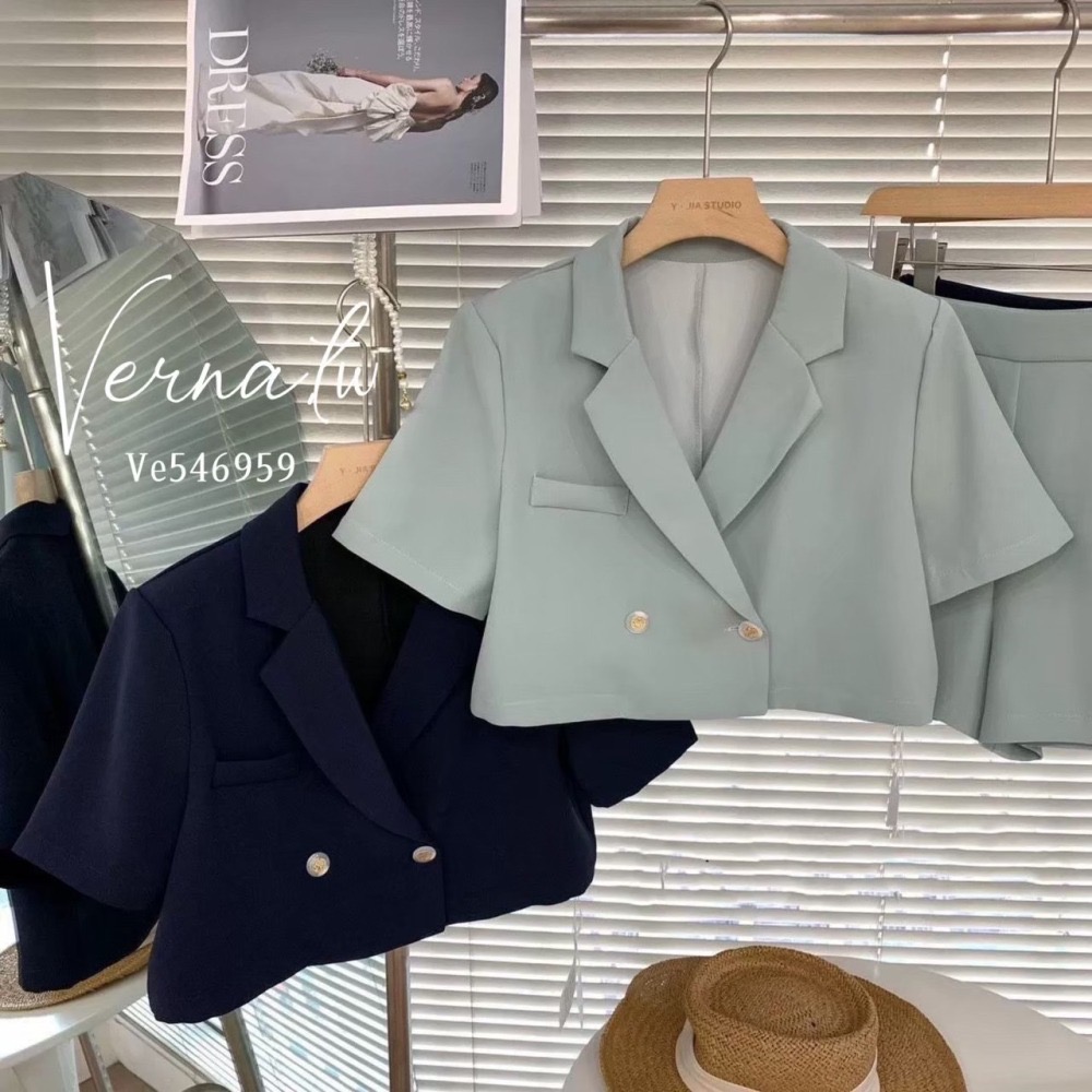 現貨｜韓系質感‘高級小眾西裝套裝-細節圖2