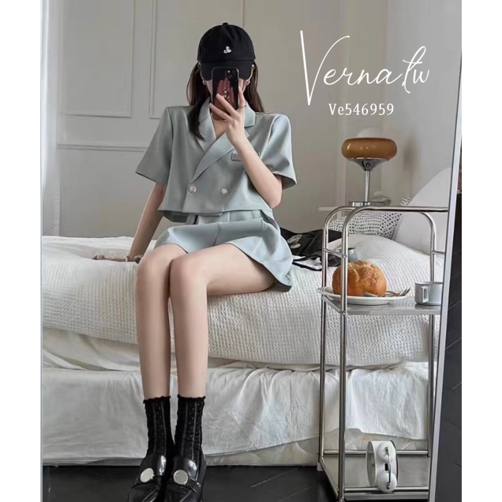 現貨｜韓系質感‘高級小眾西裝套裝-細節圖3