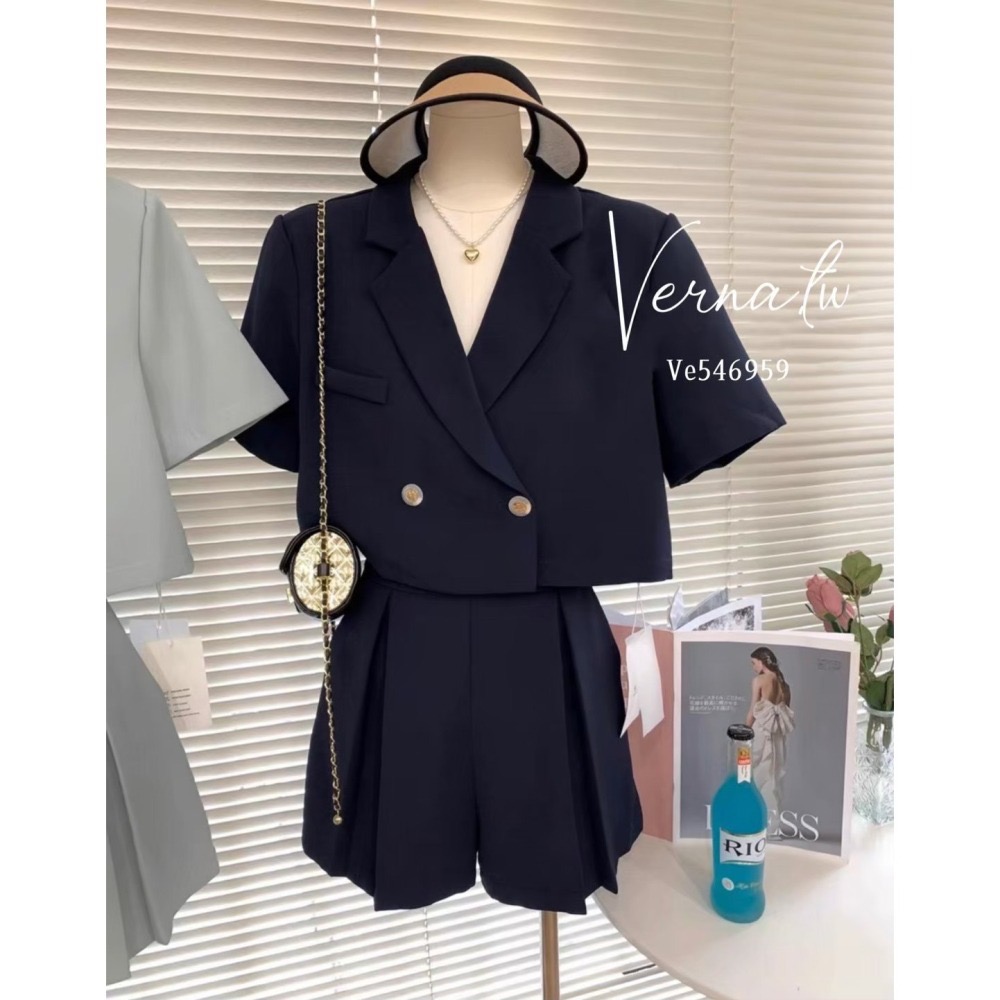 現貨｜韓系質感‘高級小眾西裝套裝-細節圖5