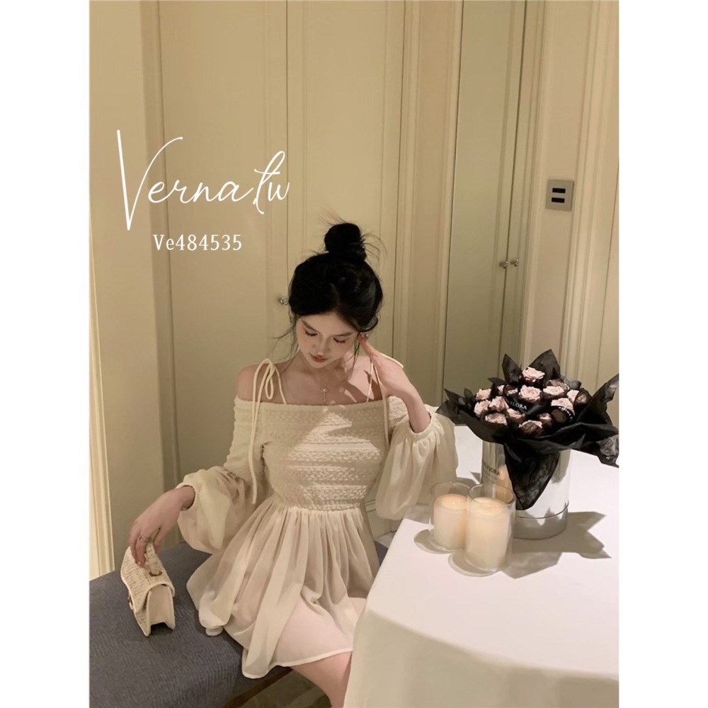 現貨｜浪漫仙氣網紗雪紡衣-細節圖6