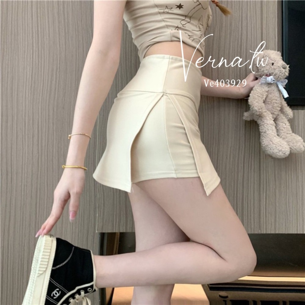 百搭開衩包臀短裙-細節圖3