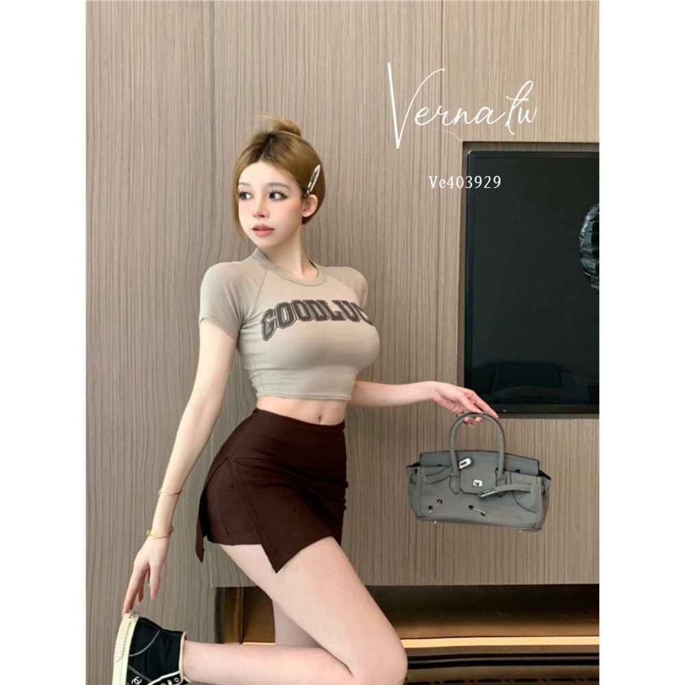 百搭開衩包臀短裙-細節圖4