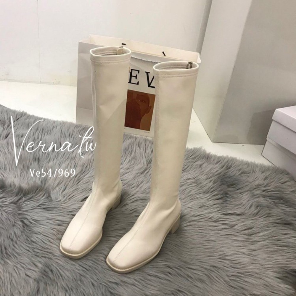 秋冬系列‘  簡約素色長靴4色-細節圖4