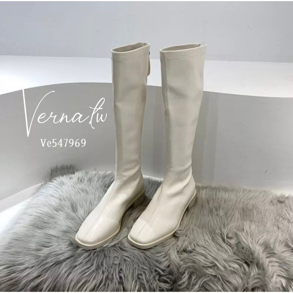 秋冬系列‘  簡約素色長靴4色-細節圖5