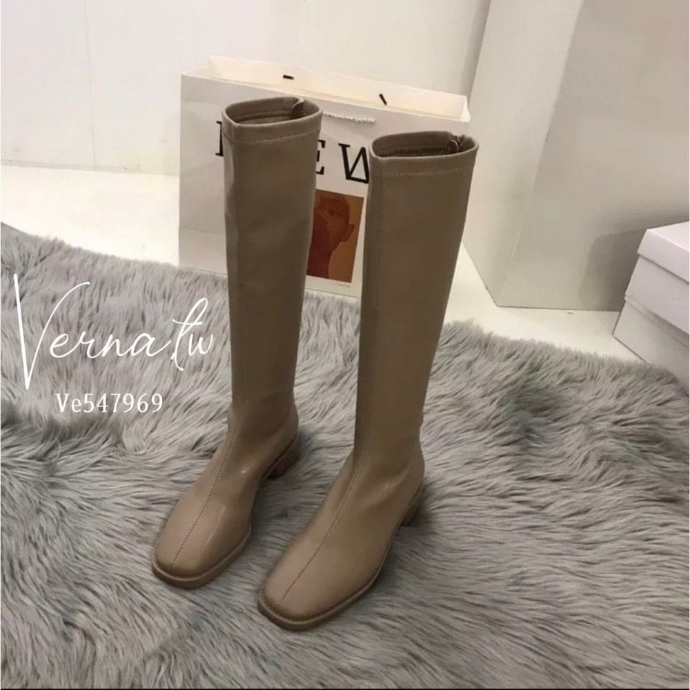 秋冬系列‘  簡約素色長靴4色-細節圖8