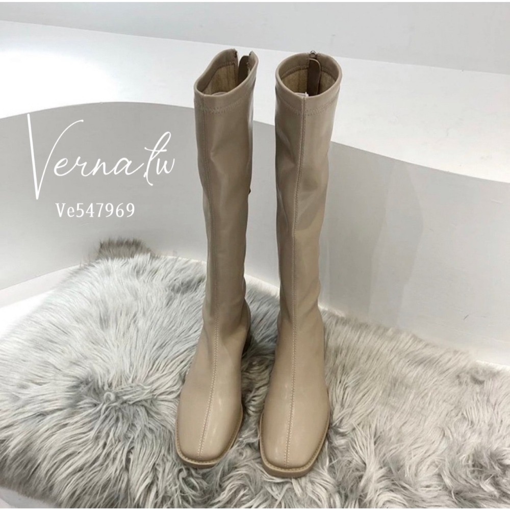 秋冬系列‘  簡約素色長靴4色-細節圖9