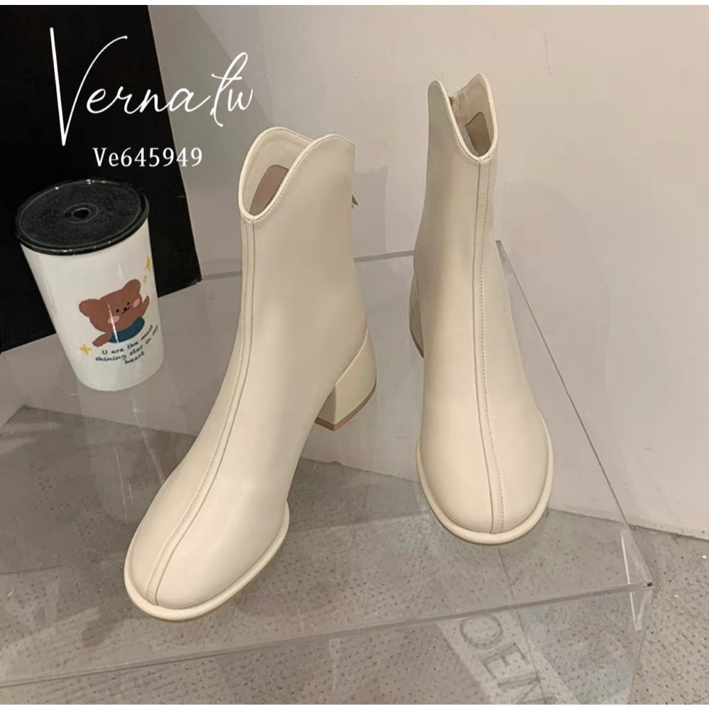 秋冬系列‘  歐膩小裸靴4色-細節圖6