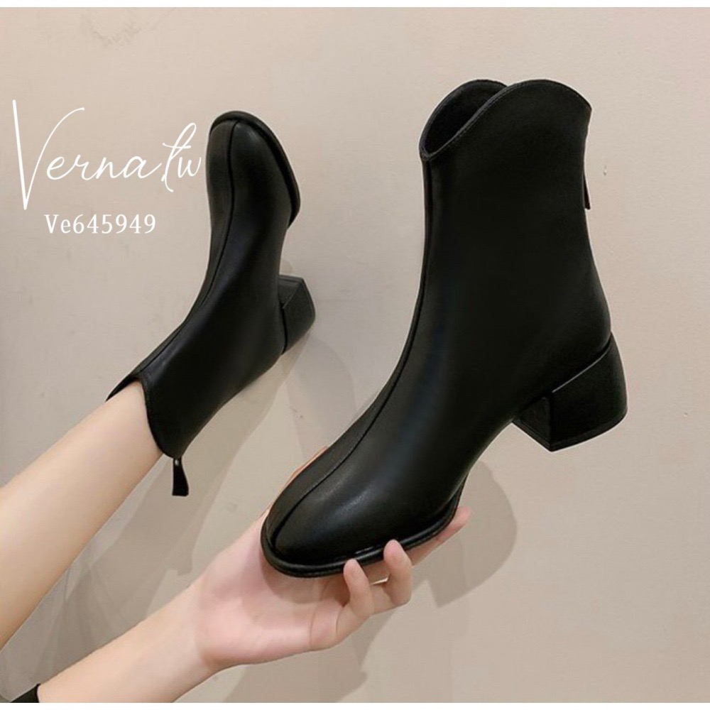 秋冬系列‘  歐膩小裸靴4色-細節圖7