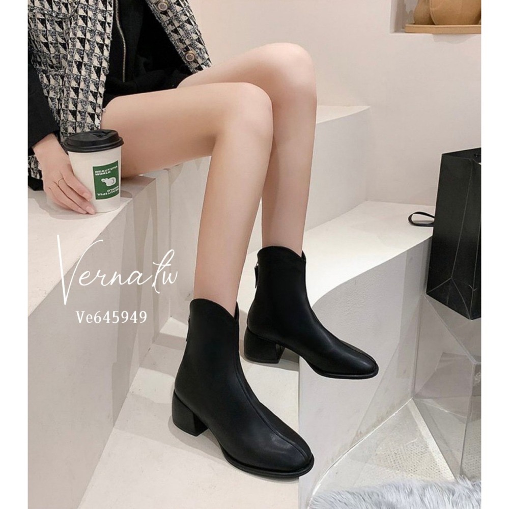 秋冬系列‘  歐膩小裸靴4色-細節圖8