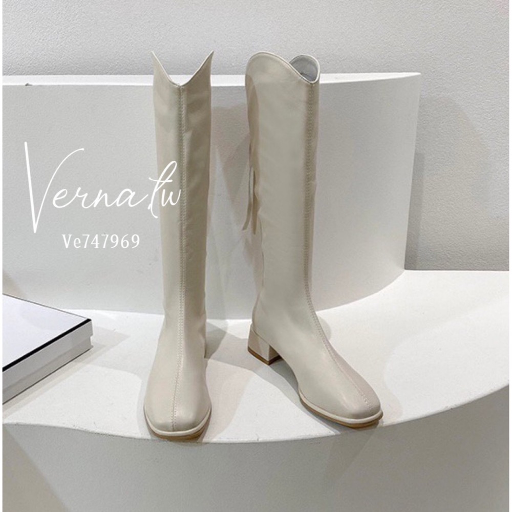 秋冬系列‘  簡約素色長靴4色-細節圖8