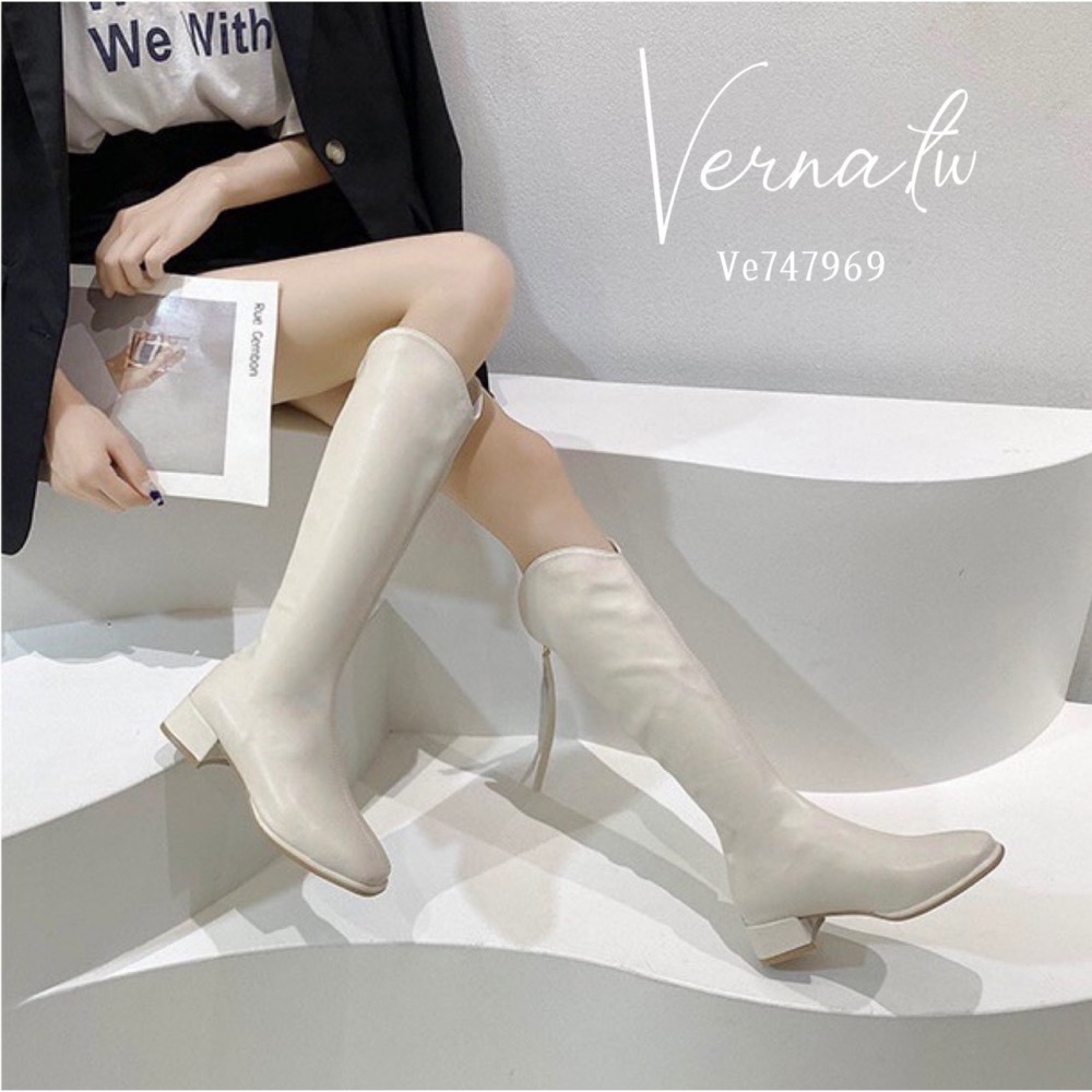 秋冬系列‘  簡約素色長靴4色-細節圖9