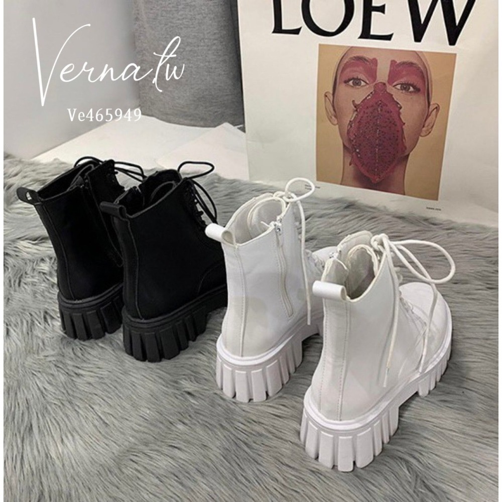 秋冬系列‘  馬丁英倫厚底靴-細節圖2