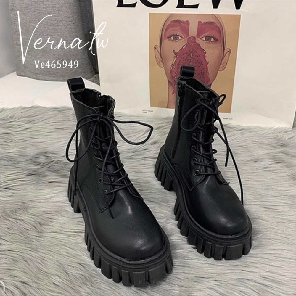 秋冬系列‘  馬丁英倫厚底靴-細節圖5