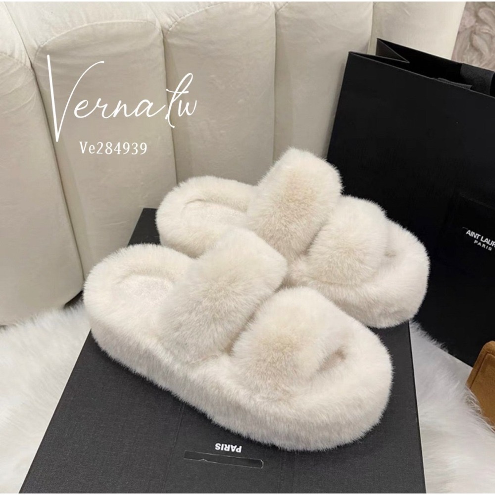 秋冬搭配‘  毛絨百搭拖鞋-細節圖3