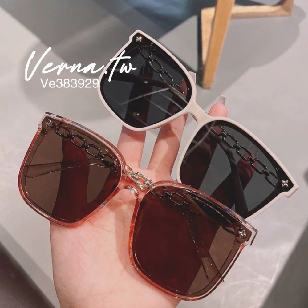 高級感‘設計感鏈條太陽眼鏡-細節圖7