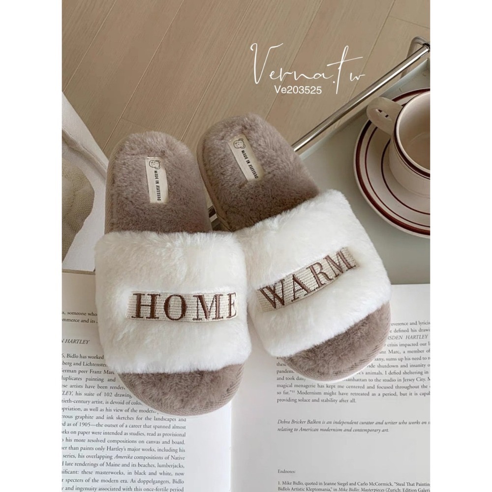 少女心爆棚‘毛絨字母室內拖-細節圖8