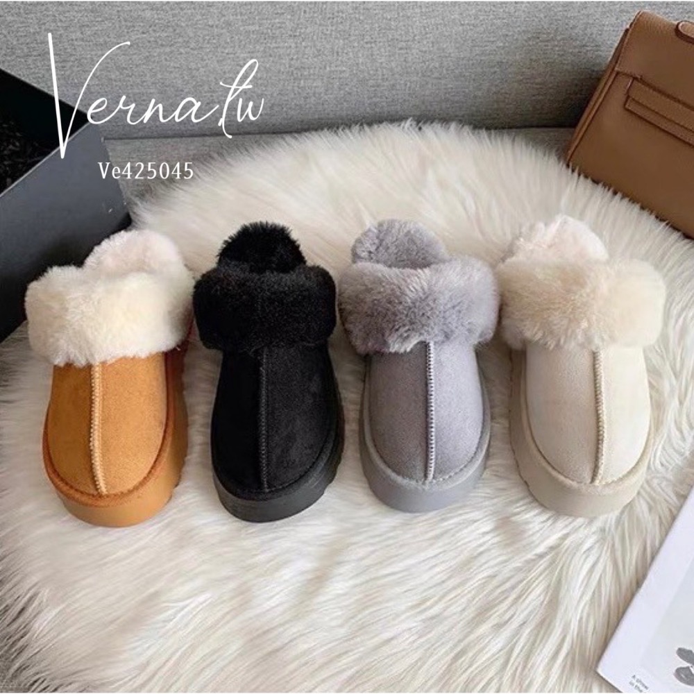 熱銷質感‘雪地靴毛毛拖-細節圖5