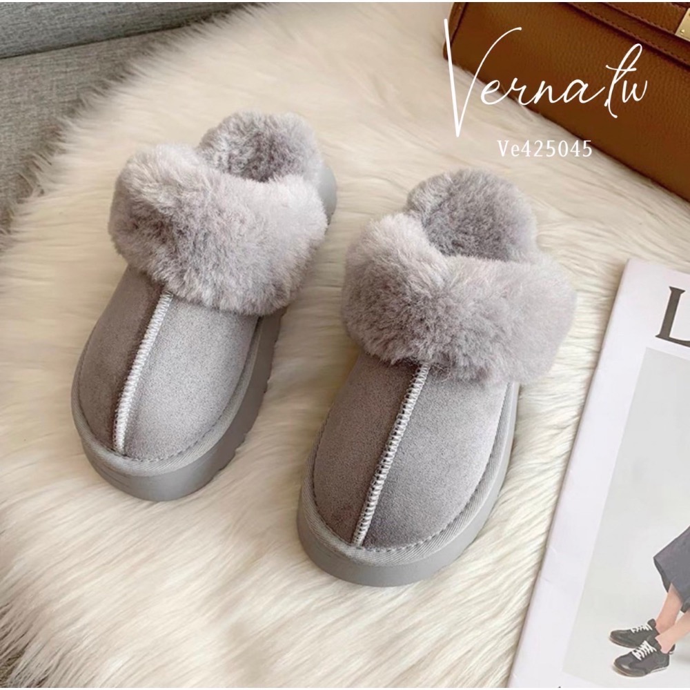 熱銷質感‘雪地靴毛毛拖-細節圖9