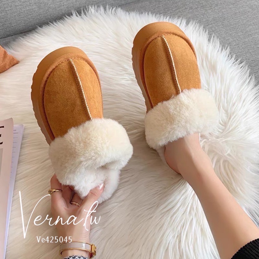 熱銷質感‘雪地靴毛毛拖-細節圖11