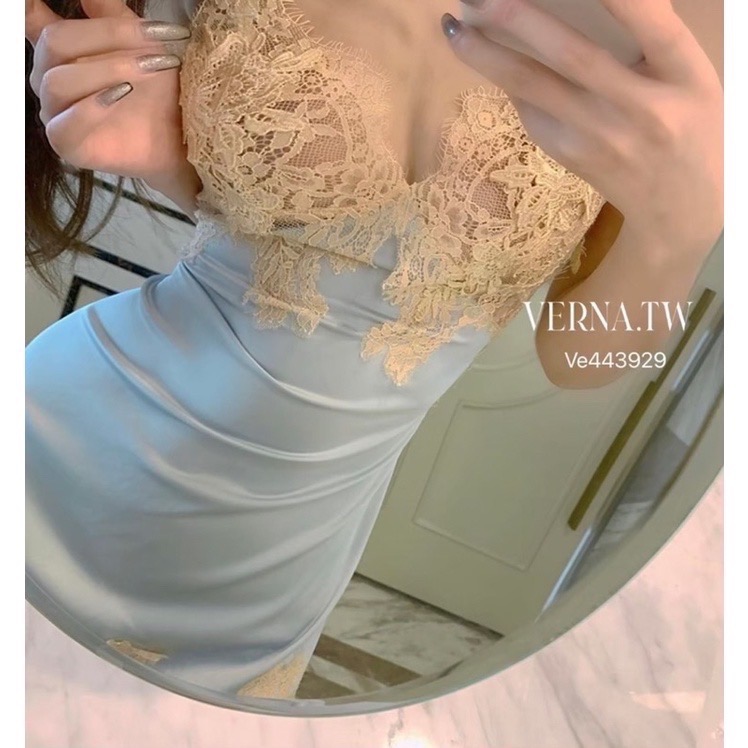 純欲風居家‘蕾絲美背綁繩睡衣-細節圖5