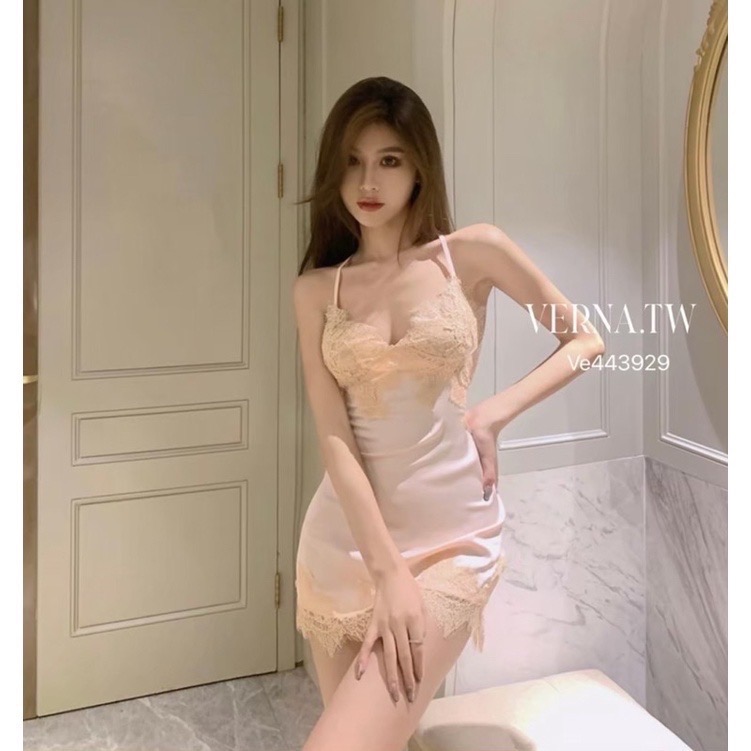 純欲風居家‘蕾絲美背綁繩睡衣-細節圖7