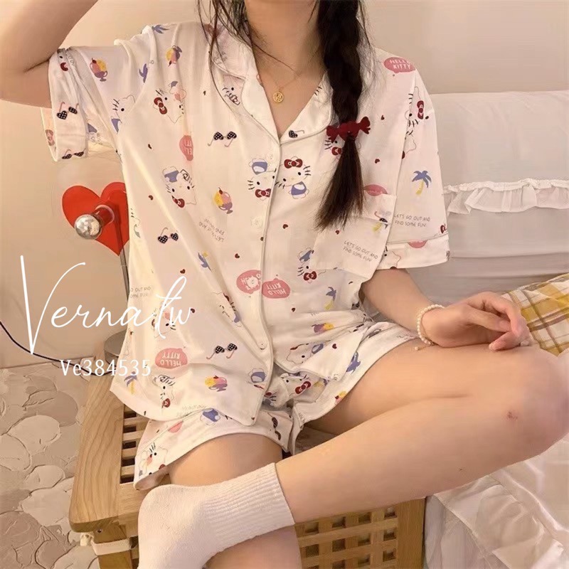 日常休閒‘ 超甜美Hello kitty睡衣-細節圖5