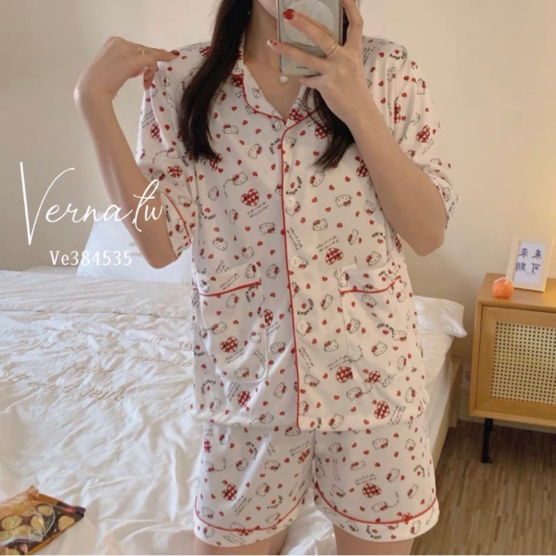 日常休閒‘ 超甜美Hello kitty睡衣-細節圖6