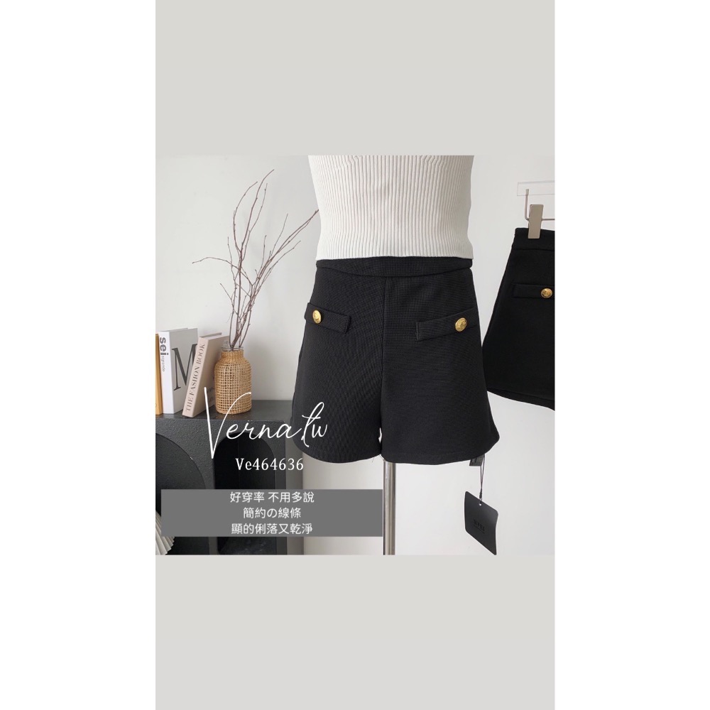 小香肌理感短褲-細節圖10
